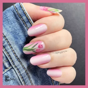Nagelfolien-Pink-Tulips-Shades-of-Pink-Sweet-Celines-Simple-Nails-02